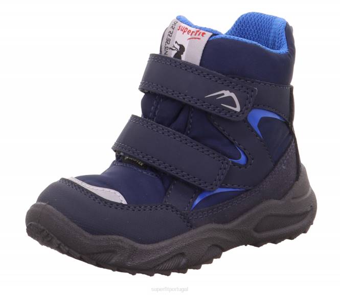 Superfit azul bebês geleira - bota com fecho de velcro JFFX438