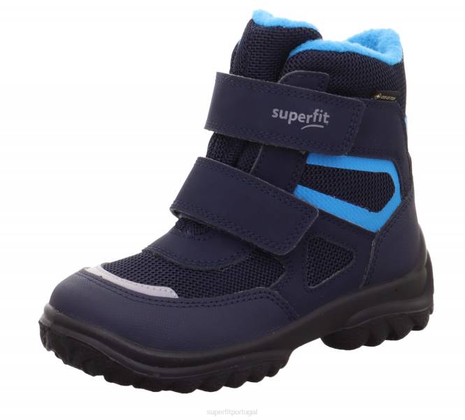 Superfit azul bebês snowcat - bota com fecho de velcro JFFX488