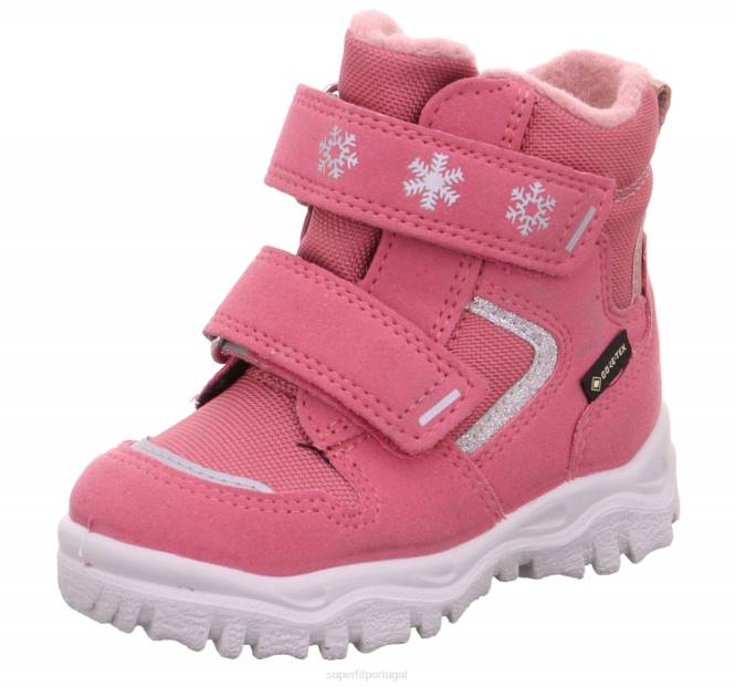 Superfit rosa bebês husky1 - bota com fecho de velcro JFFX497