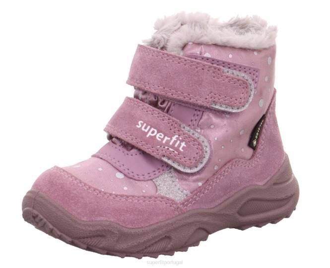 Superfit roxo bebês geleira - bota com fecho de velcro JFFX478