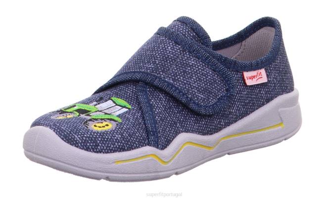 Superfit azul bebês benny - chinelo com fecho de velcro JFFX46