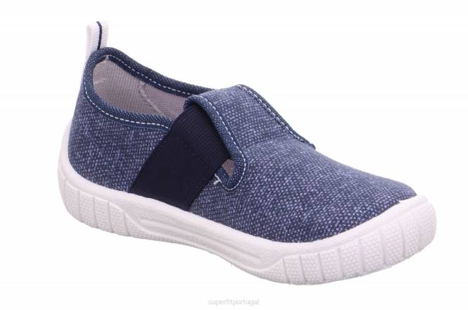 Superfit azul bebês conta - chinelo com deslizamento JFFX73