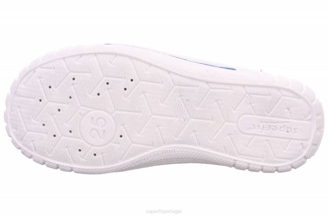 Superfit azul bebês conta - chinelo com deslizamento JFFX73