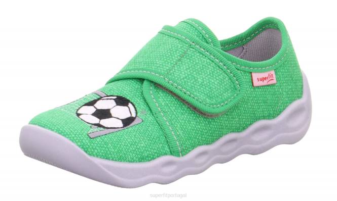 Superfit verde bebês bubble - chinelo com fecho de velcro JFFX134