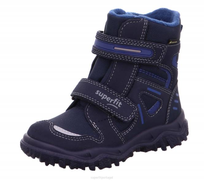 Superfit azul crianças husky - bota com fecho de velcro JFFX700