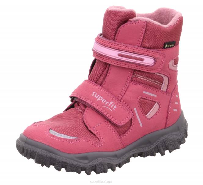 Superfit rosa crianças husky - bota com fecho de velcro JFFX753