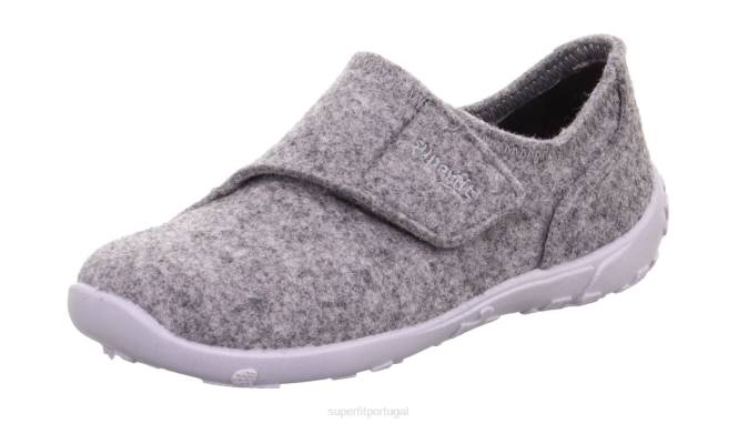 Superfit cinza crianças lucky - chinelo com deslizamento JFFX602