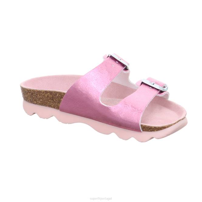 Superfit rosa crianças geléias - chinelo com fivela JFFX590