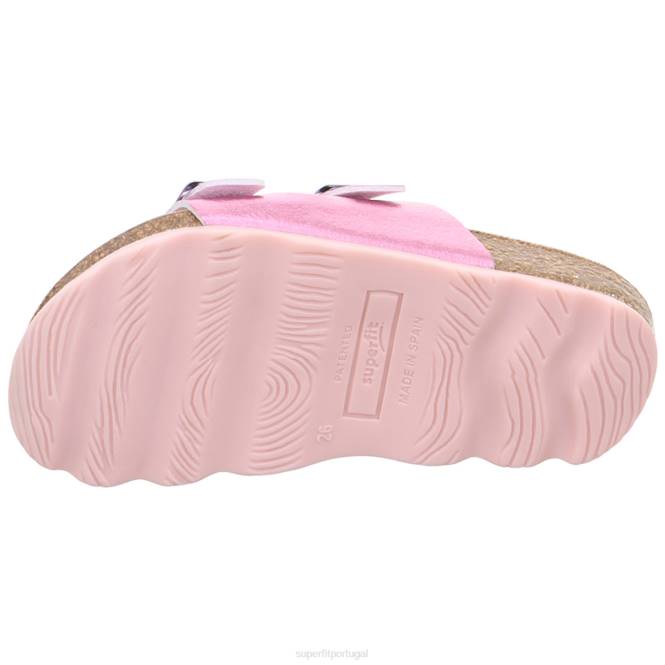 Superfit rosa crianças geléias - chinelo com fivela JFFX590