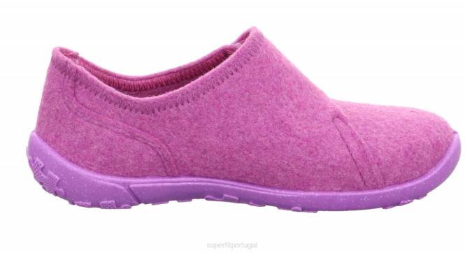 Superfit roxo crianças lucky - chinelo com deslizamento JFFX593