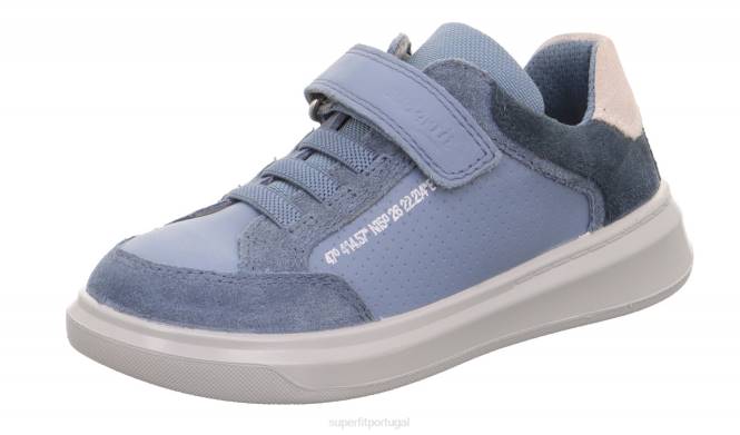 Superfit azul crianças cosmo - tênis baixo com velcro JFFX812